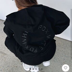 White Fox Oversized Hoodie NWT